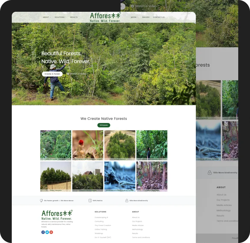 Afforestt project by Esipick